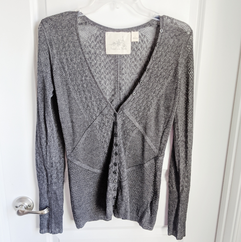 Anthropologie Angel of the North Cardigan Sweater